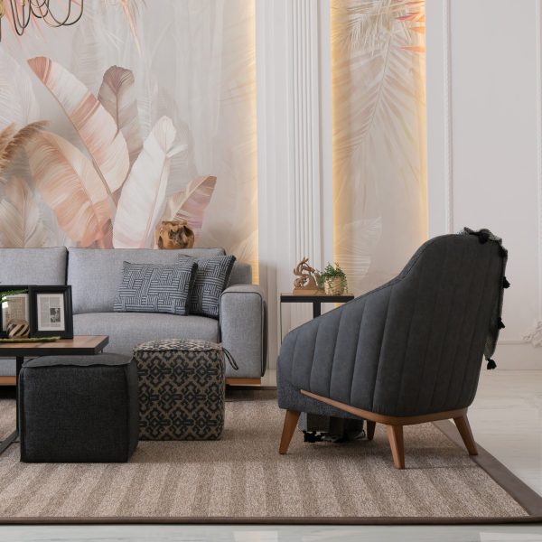 Кресло Касса серое — изображение 5