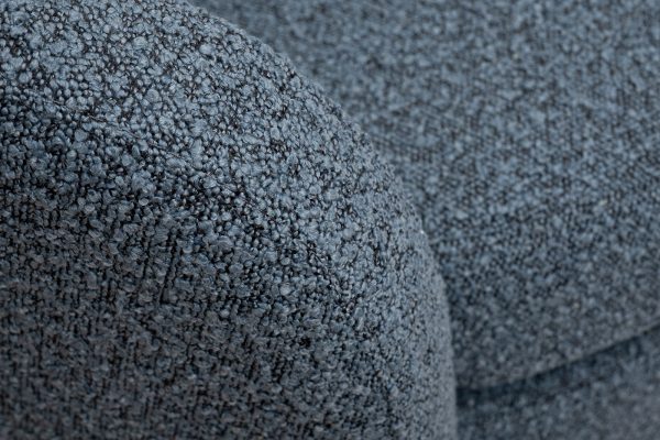 Кресло Napoli вращающееся, букле т.серое Orso Mare 76*76*76см — изображение 5