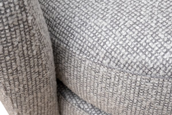 Кресло Napoli вращающееся, рогожка св.серый Santo1400-SVSER 76*76*76см — изображение 3