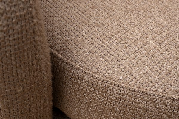 Кресло Napoli вращающееся, рогожка золото/черный Santo300-BEG+Santo302-CHZOL 76*76*76см — изображение 4