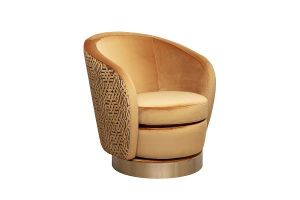 вельвет принт Velv ORANG+Latt ORANG 76*76*76см