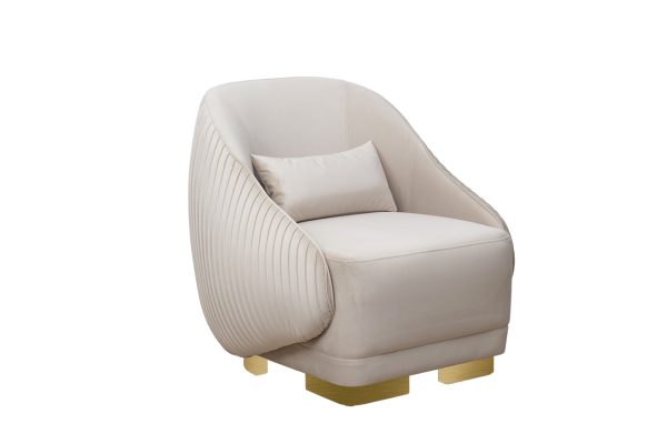 Кресло Palazzo бежевое Ром07+Ром07 81*81*79см — изображение 2