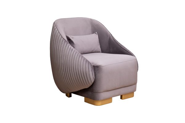 Кресло Palazzo серое Ром504+Ром504 81*81*79см — изображение 2