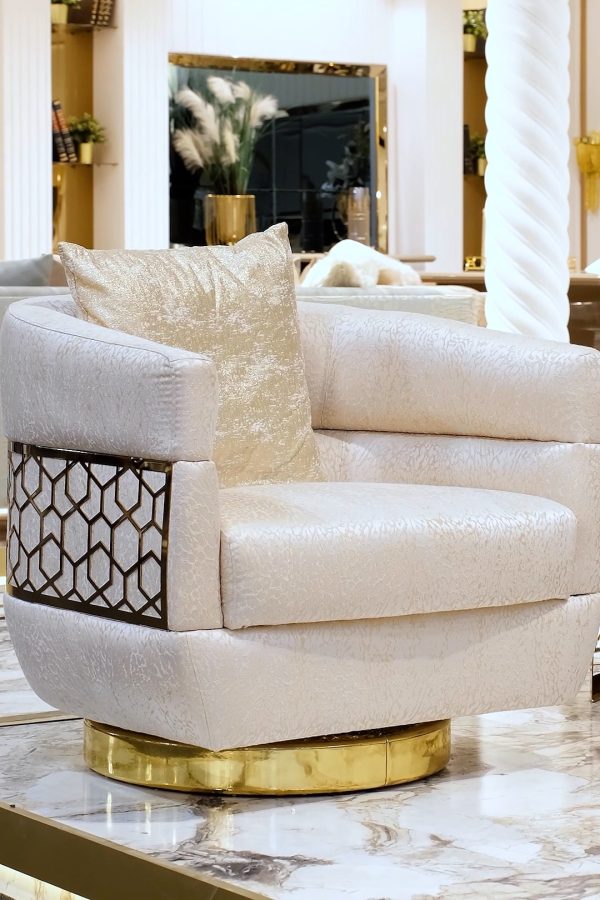 Кресло парящее Дилижан белое — изображение 2