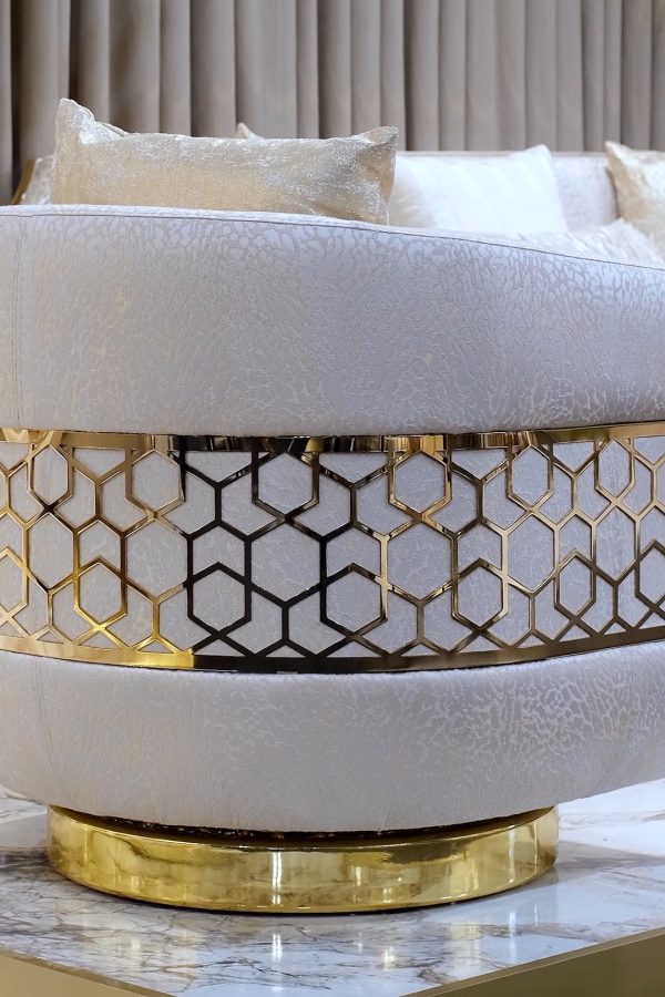 Кресло парящее Дилижан белое — изображение 3