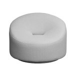 Кресло поворотное LUNA букле белый Flona SVBEG 98*90*69см