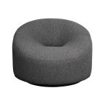 Кресло поворотное LUNA букле серый Flona SER 98*90*69см