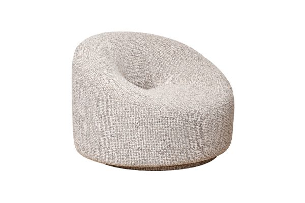 Кресло поворотное LUNA шенилл серый SEPPIA SER 98*90*69см — изображение 2