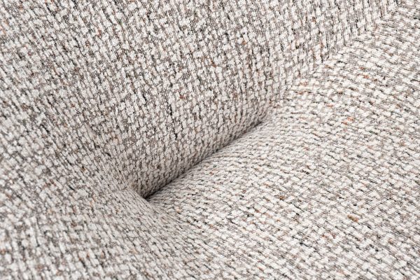 Кресло поворотное LUNA шенилл серый SEPPIA SER 98*90*69см — изображение 3