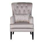 Кресло Rimini велюр св.серый Colton 030-SVSER 74*84*104см с подушкой