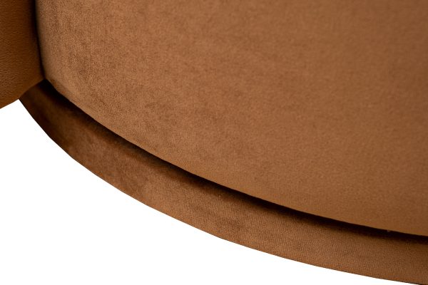 Кресло Verona Basic вращающееся велюр коричн. Colt004-KOR 70*77*80см — изображение 5