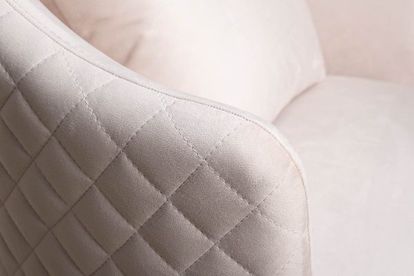 Кресло Verona вращающееся, велюр бежевый Colt 002-BEG/золото 70*77*80см — изображение 3