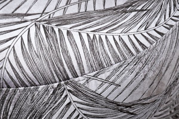 kreslo-verona-vrashhajushheesjavelvet-print-listja-valdes110-serhrom-707780sm-2 Кресло Verona вращающееся,вельвет принт листья Valdes110-SER/хром 70*77*80см — изображение 3