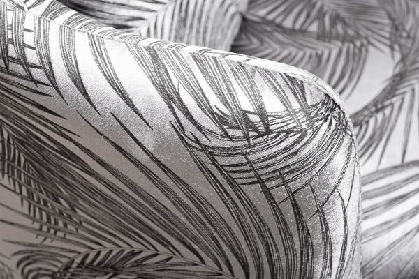 kreslo-verona-vrashhajushheesjavelvet-print-listja-valdes110-serhrom-707780sm-3 Кресло Verona вращающееся,вельвет принт листья Valdes110-SER/хром 70*77*80см — изображение 4