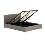 Кровать c подъемным механизмом Nahiri 160x200 серая — изображение 4