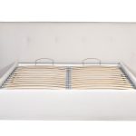 Кровать Como c подъем.мех. шенилл белый  Miss01 270*240*110