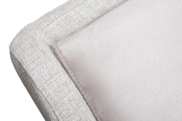 Кровать Michelle без под.мех. серый Norton SER+Mocka43 183*230*99см — изображение 4