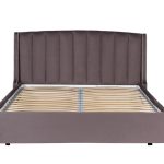 Кровать Odry c подъем.мех. велюр лилово-серый Vel19 206*220*120