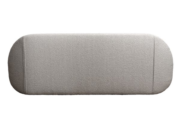 Кровать Sicilia без мех.,букле бежевая Orso BEG 240*220*87см — изображение 4