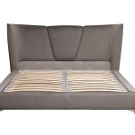 Кровать Siena без мех.велюр серый Colt017 199*222*116см