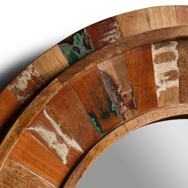 Круглое зеркало лофт, МАНИША — изображение 3