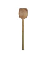 Квадратная кухонная лопатка Sataya из 100% древесины акации FSC — изображение 3