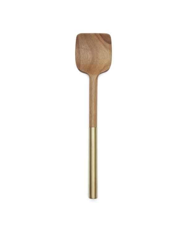 Квадратная кухонная лопатка Sataya из 100% древесины акации FSC — изображение 3