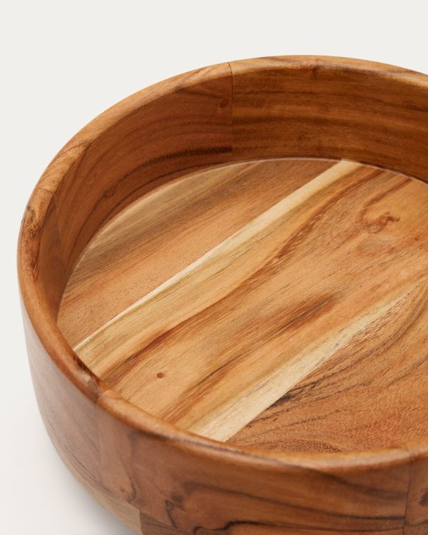 Lentegi маленькая круглая чаша из массива акации — изображение 2