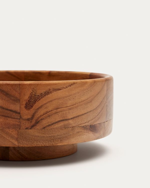 Lentegi маленькая круглая чаша из массива акации — изображение 3
