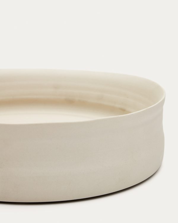 Macae Маленький белый керамический поднос Ø 24 см — изображение 4