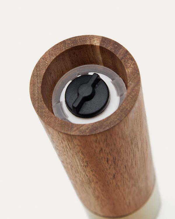 Мельница для перца Sataya из 100% древесины акации FSC 17,8 см — изображение 4