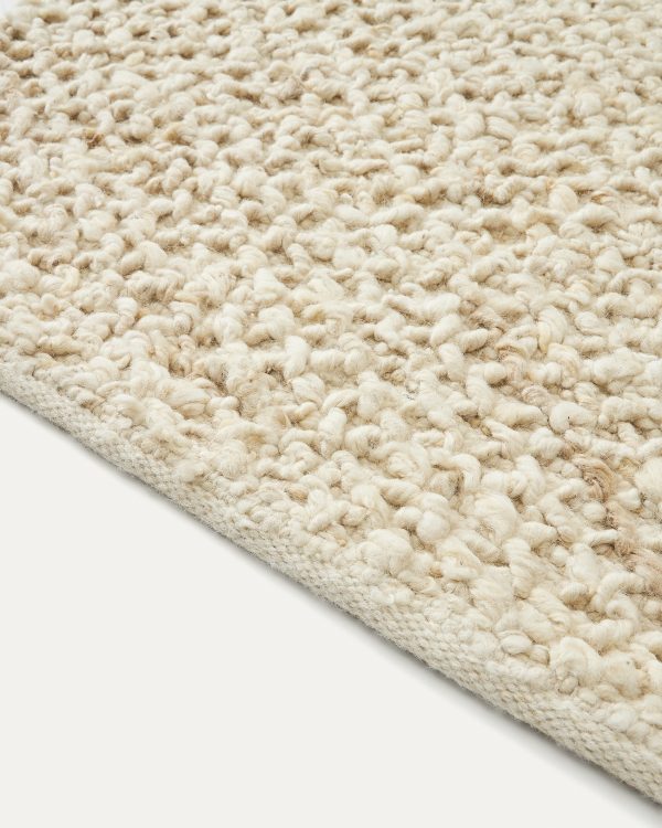 Miray Ковер белый шерстяной 160 x 230 см — изображение 2