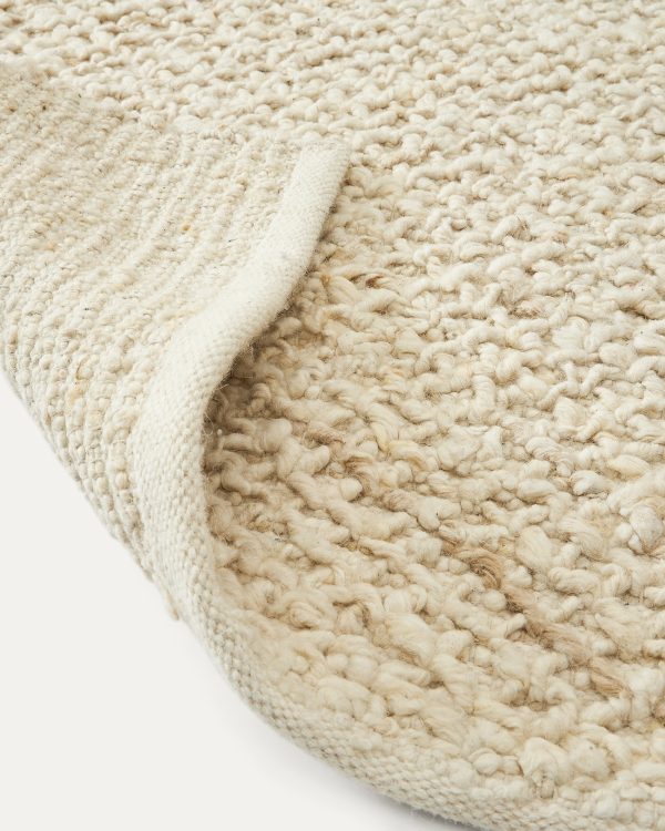 Miray Ковер белый шерстяной 160 x 230 см — изображение 4