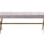 N-2133BANK-BEG Банкетка велюр бежевый cсм