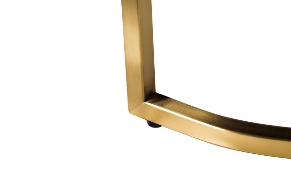 N-BH2009 BG BR Банкетка велюр серо-беж, метал.основ.135*54*45см — изображение 5