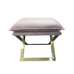 N-OT-188 PI GO Банкетка велюр розовый/золото 47*45*46см