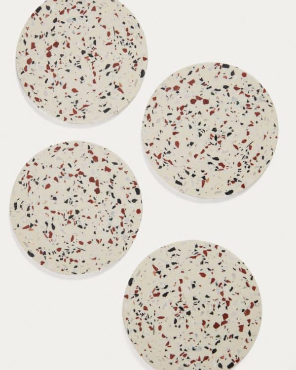 Набор из 4-х подставок Tiana белый — изображение 4