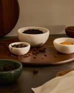 Набор Safor из 3 чаш из белого мрамора — изображение 2