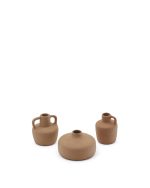 Набор Sofra из 3-х терракотовых ваз, 6 см/7 см/10 см — изображение 3