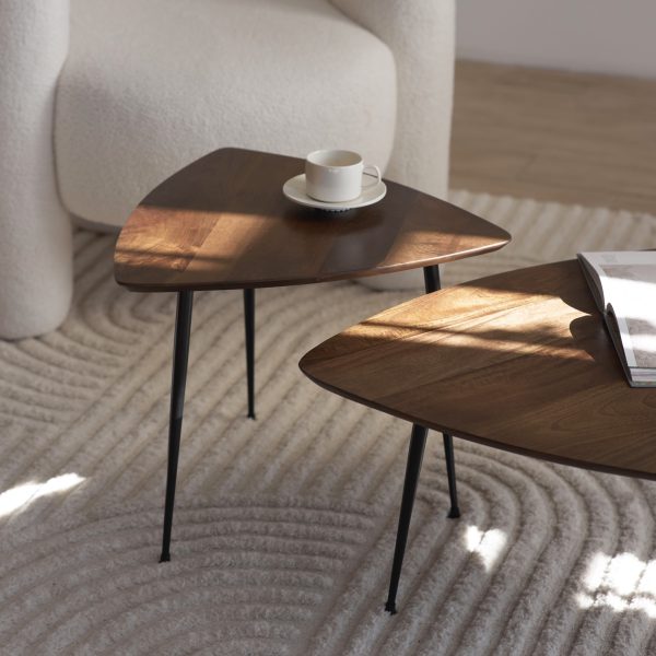 Набор столиков из массива акации в скандинавском стиле — изображение 5