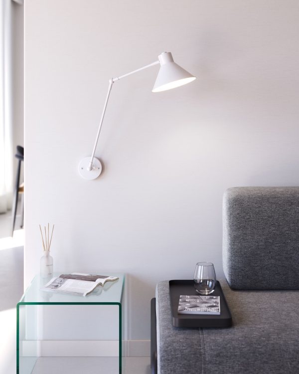 Настенный светильник Odine белый — изображение 2