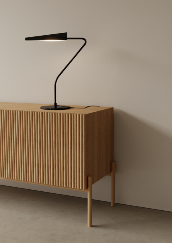 Настольная лампа Bion черная с черным абажуром — изображение 2