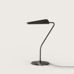 Настольная лампа Bion черная с черным абажуром