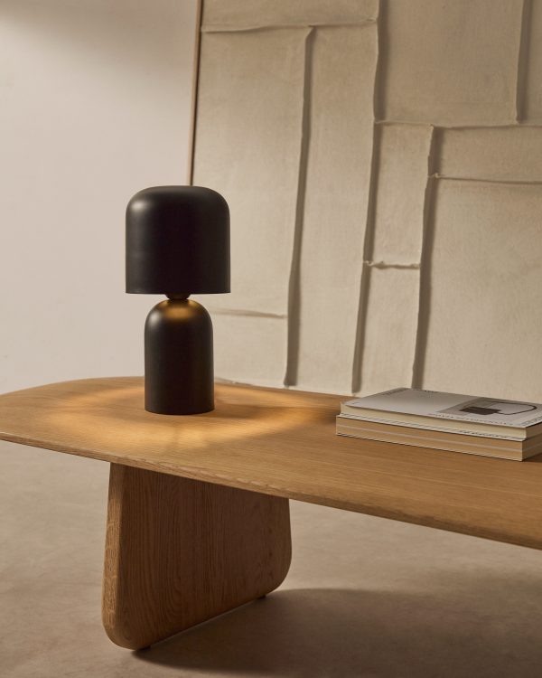 nastolnaja-lampa-monze-iz-chernogo-metalla-1 Настольная лампа Monze из черного металла — изображение 2