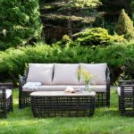 "Ницца" лаунж-зона из искусственного ротанга