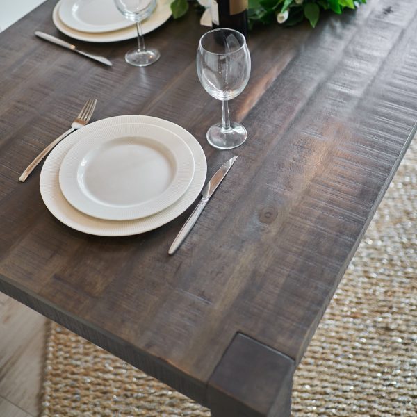 Обеденный стол из массива, СУНДАР ГРЕЙ, 2.5 метра — изображение 5