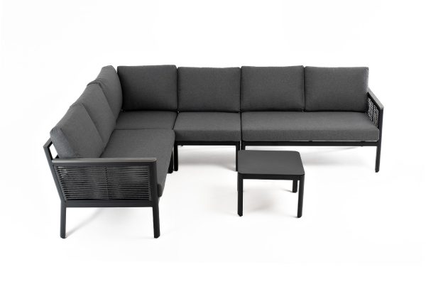 "Париж" модульная лаунж-зона садовая, цвет серый — изображение 3