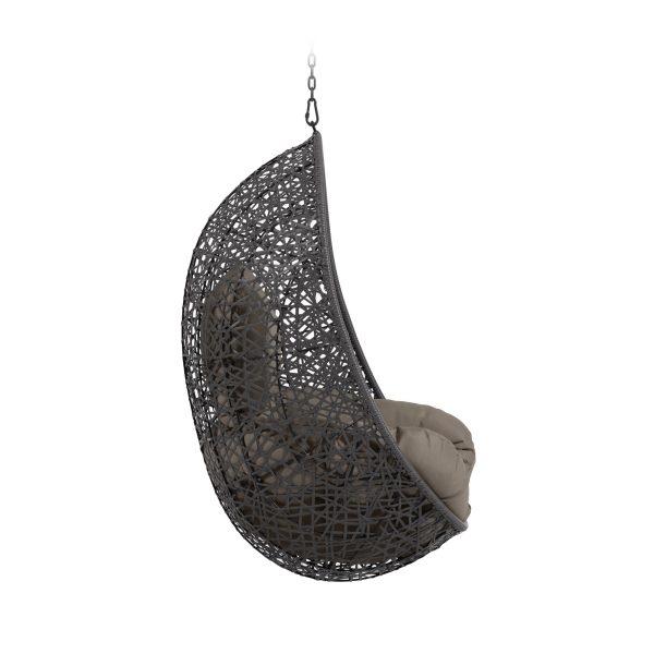 Подвесное кресло Florina темно-серое — изображение 4