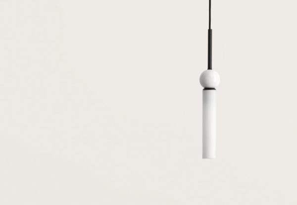 Подвесной светильник Delie черный металл - белый мрамор — изображение 2