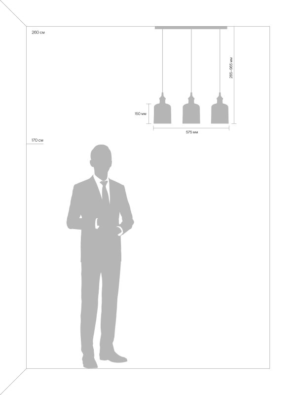 Подвесной светильник Freya FR9001PL-03GB — изображение 5